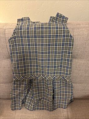 Girls school uniform plaid jumper